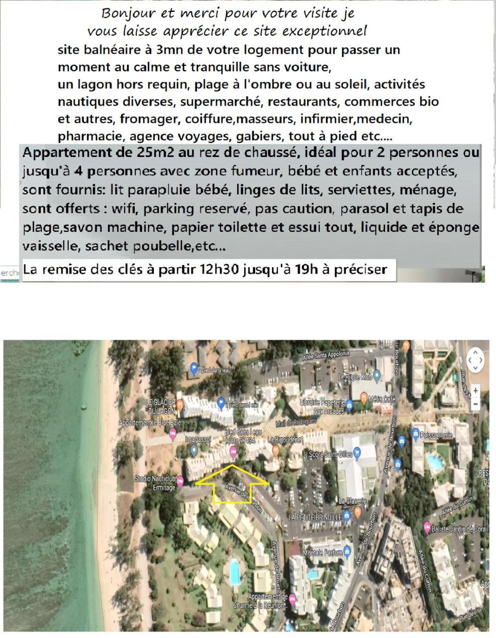 Apartamento à pied dans l eau écolo 97434 L'Ermitage-Les-Bains Exterior foto